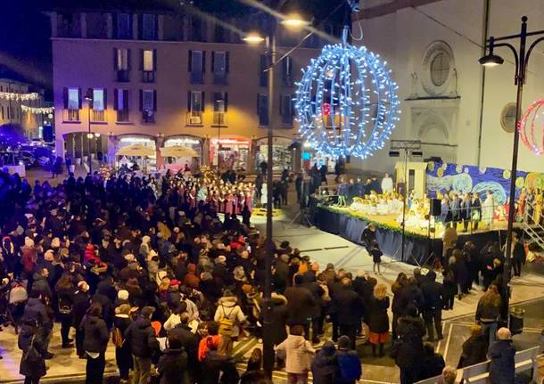 Il presepe vivente della scuola Chicca Gallazzi di Busto Arsizio