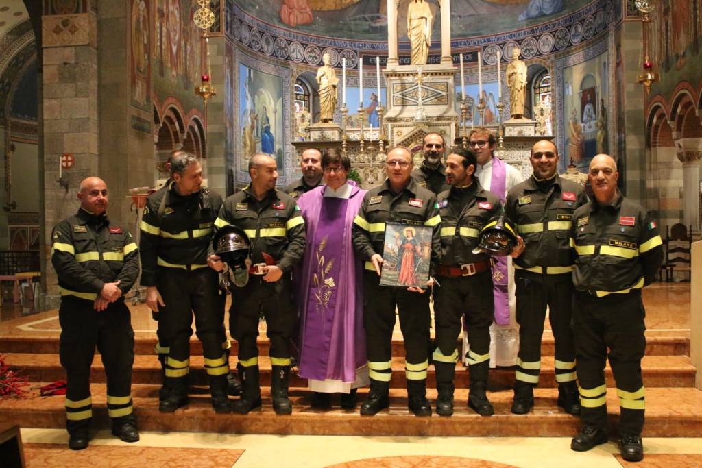 Vigili del Fuoco di Legnano in festa per la loro patrona Santa Barbara