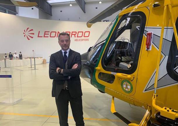 Alla sede Leonardo di Vergiate la consegna del primo Aw 169 Foc alla Guardia di Finanza