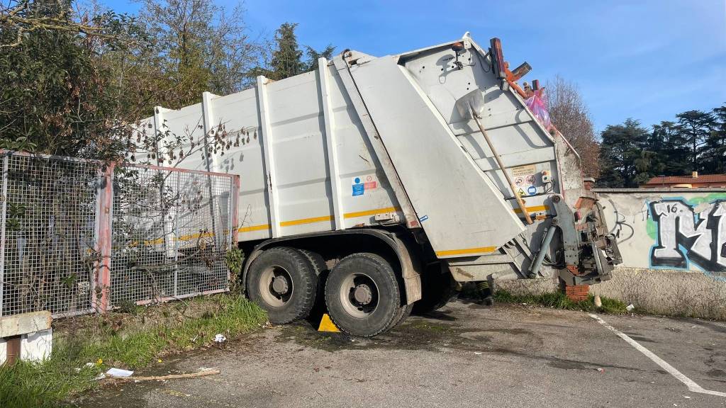 camion sieco incidente castellanza