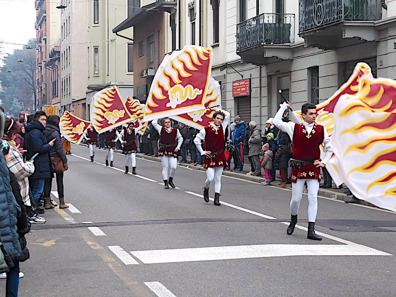 I volti della sfilata storica di sant'Antonio a Saronno