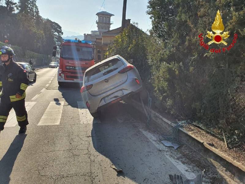 Incidente stradale a Luino