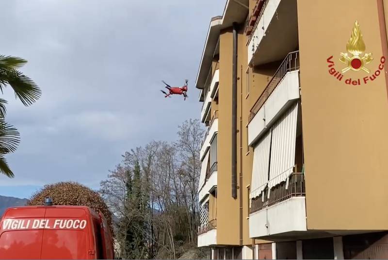 La frana a Creva di Luino