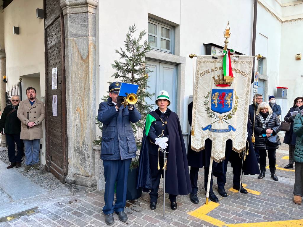 Le 4 pietre d'inciampo a Somma Lombardo