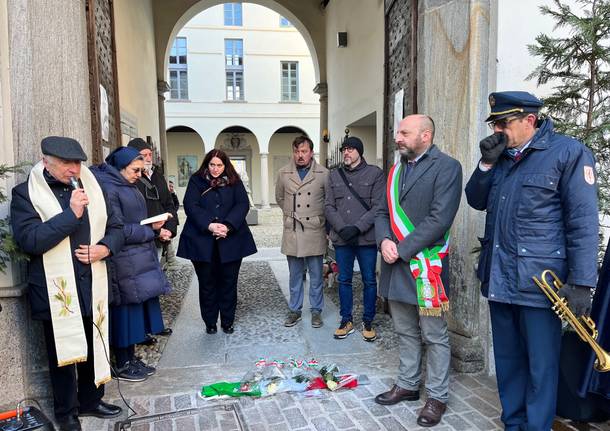 Le 4 pietre d'inciampo a Somma Lombardo