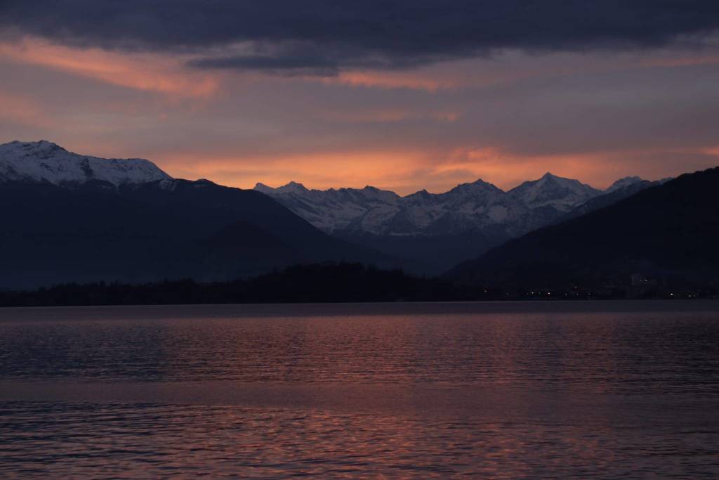 tramonto laveno