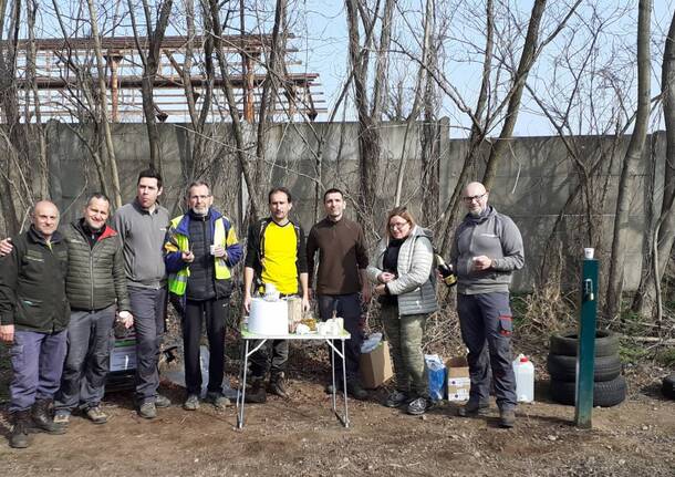 Giornata di pulizia nei boschi di Gallarate