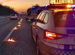 incidente sull'A8  aa febbraio