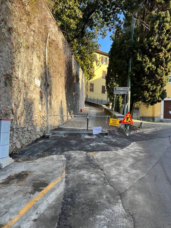 Laveno Mombello, i cantieri da Viale De Angelis al borgo storico 