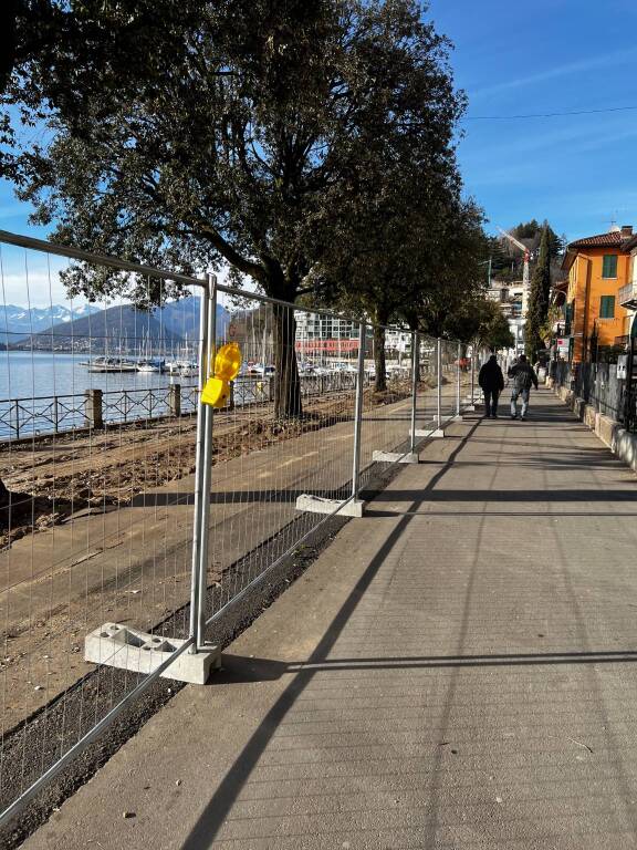 Laveno Mombello, i cantieri da Viale De Angelis al borgo storico 