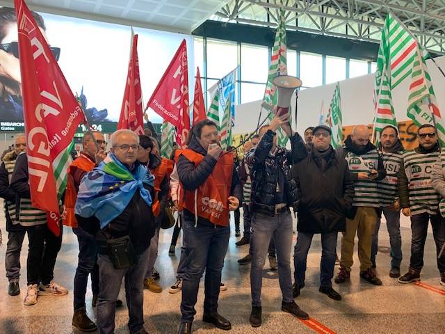 Manifestazione Malpensa 3 febbraio