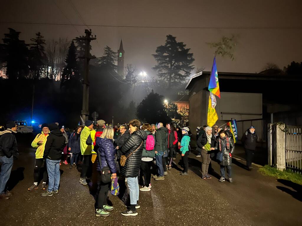 Manifestazione pace valle olona 