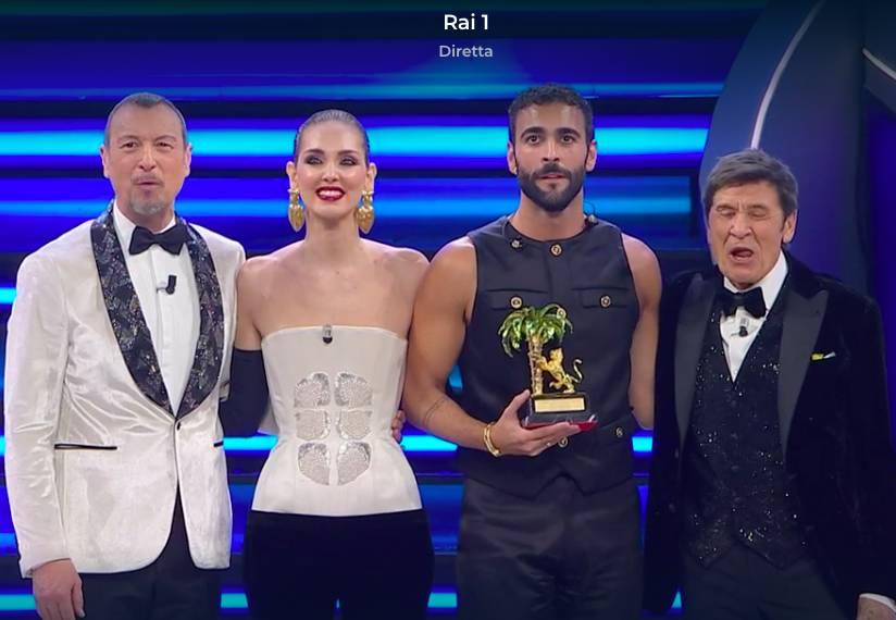 Marco Mengoni vince il festival di sanremo 2023