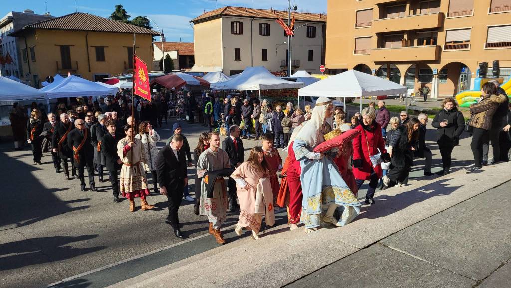 Palio di Legnano - Investitura religiosa della reggenza della contrada Legnarello