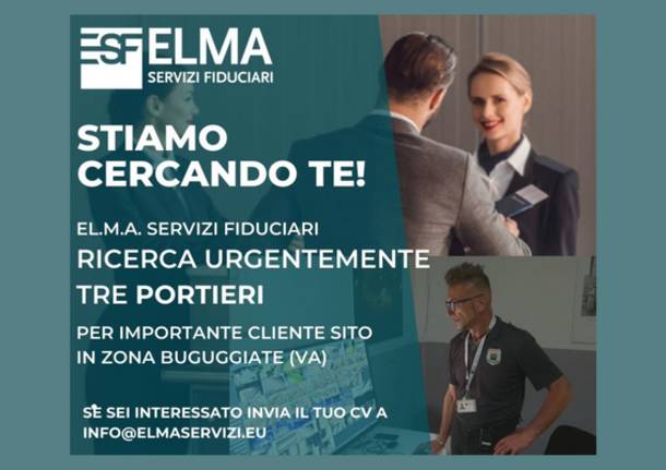 Annuncio di lavoro a pagamento - El.m.a. Servizi Fiduciari ricerca urgentemente ...