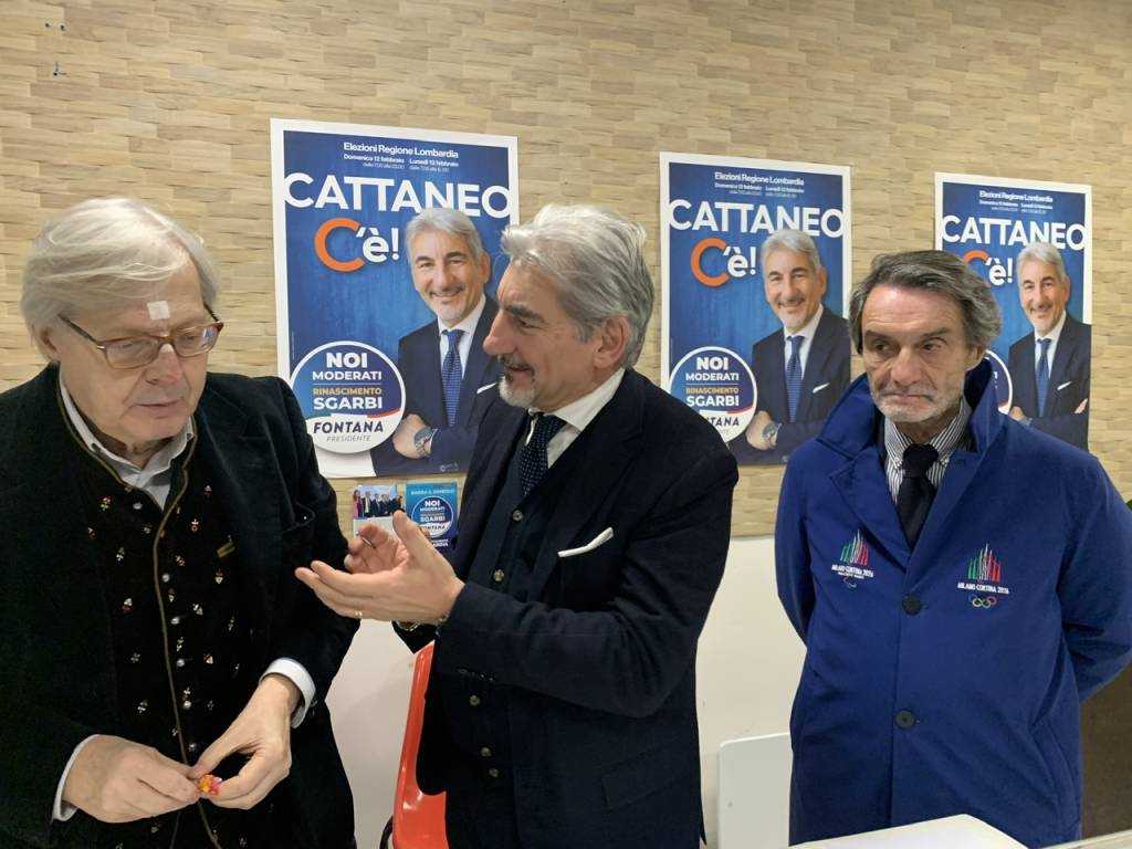 Vittorio Sgarbi a Varese per Noi moderati