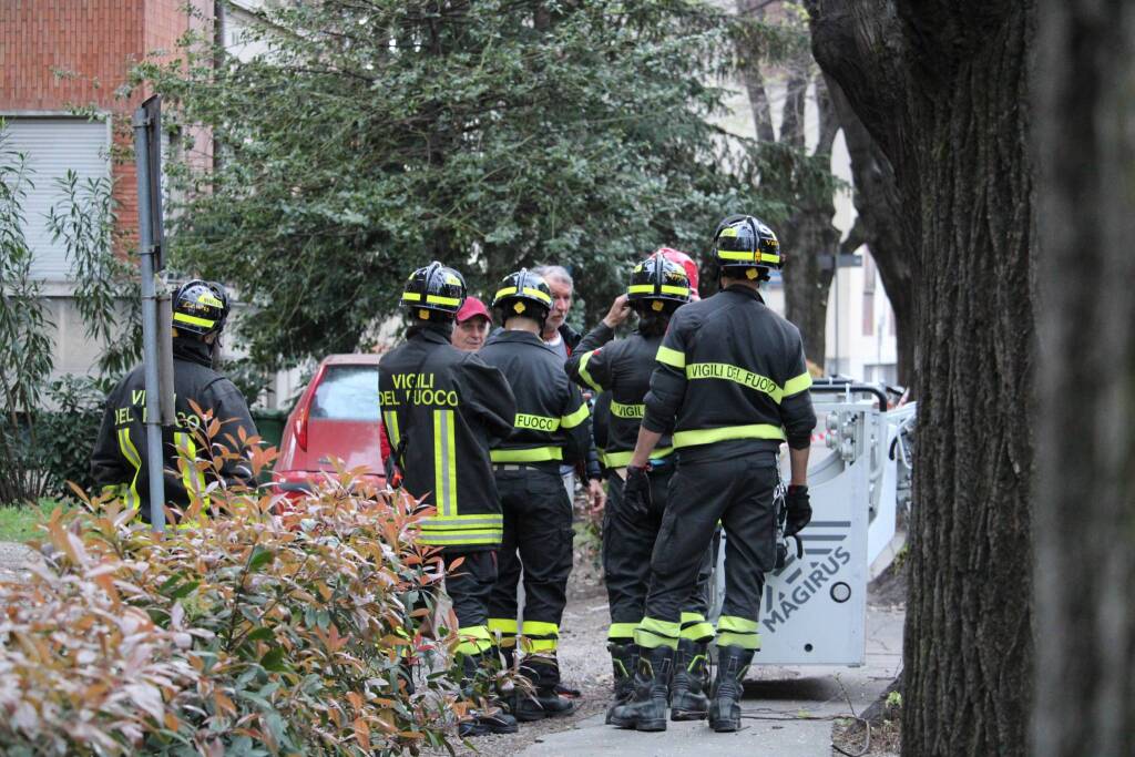 Dissesto statico in via Monte Nevoso a Legnano - Foto di Federico Bonini