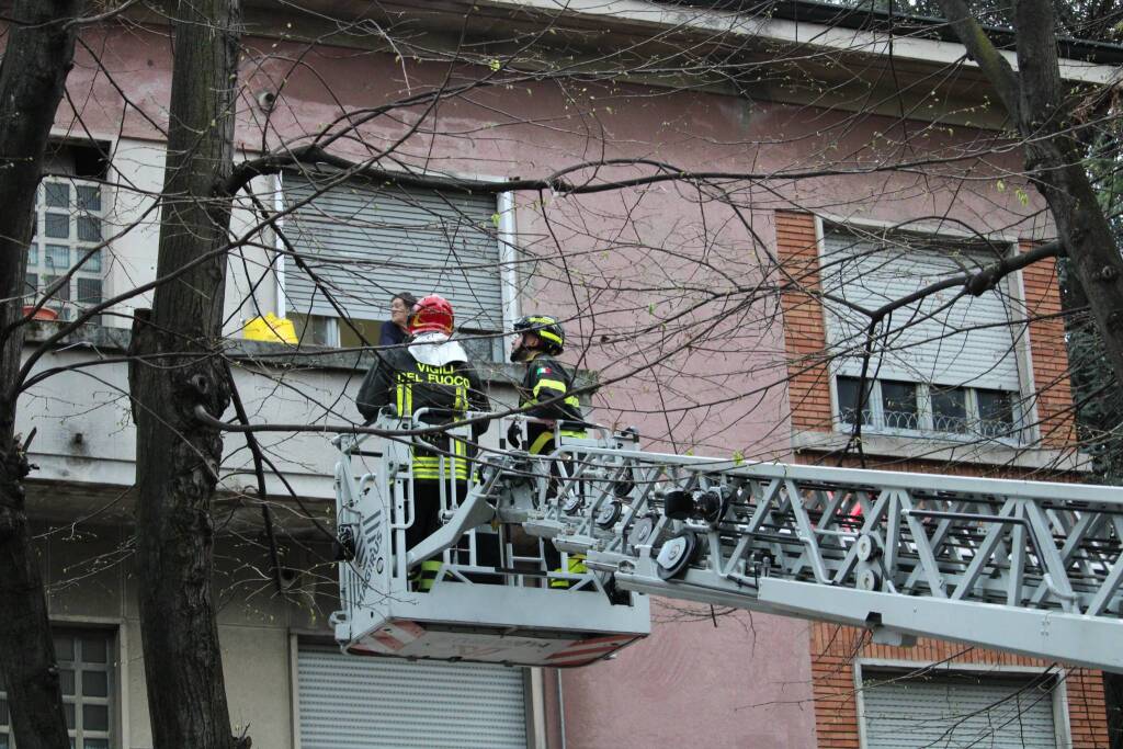 Dissesto statico in via Monte Nevoso a Legnano - Foto di Federico Bonini