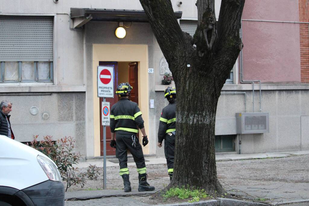 Dissesto statico in via Monte Nevoso a Legnano - Foto di Federico Bonini