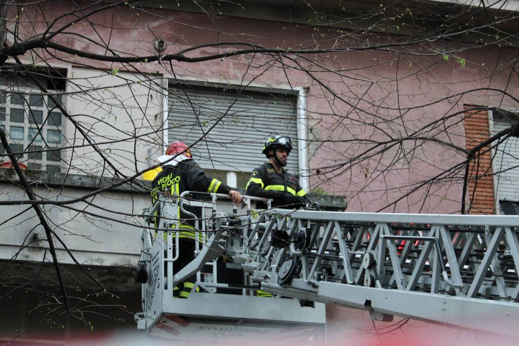 Dissesto statico in via Monte Nevoso a Legnano - Foto di Federico Bonini