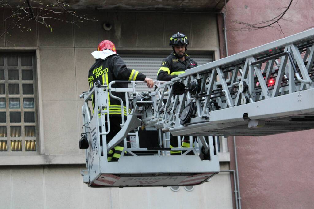 Dissesto statico in via Monte Nevoso a Legnano - Foto di Federico Bonini