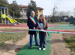 Inaugurato un nuovo parco giochi inclusivo a Vergiate