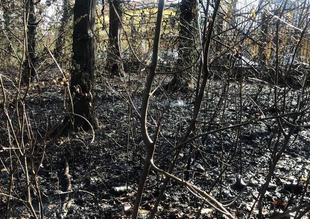 incendio vigili del fuoco Tosi