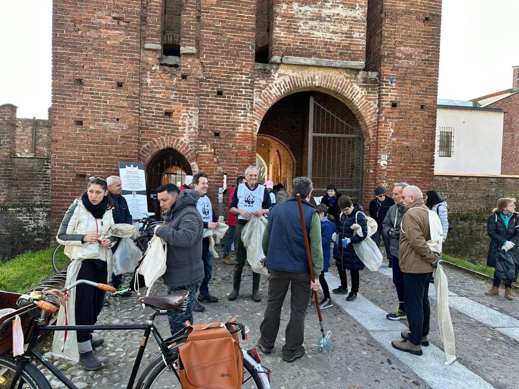 Legambiente pulizia dell’Olona a Legnano 