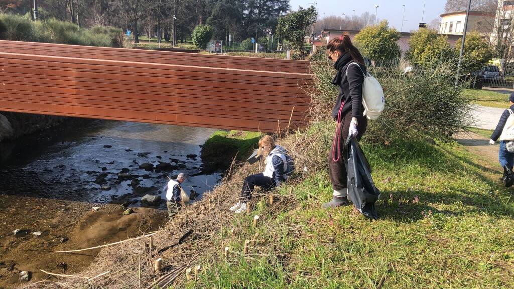 Legambiente pulizia dell’Olona a Legnano 