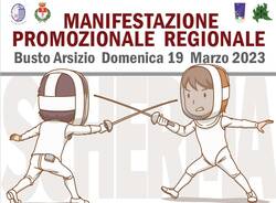 manifestazione scherma Busto