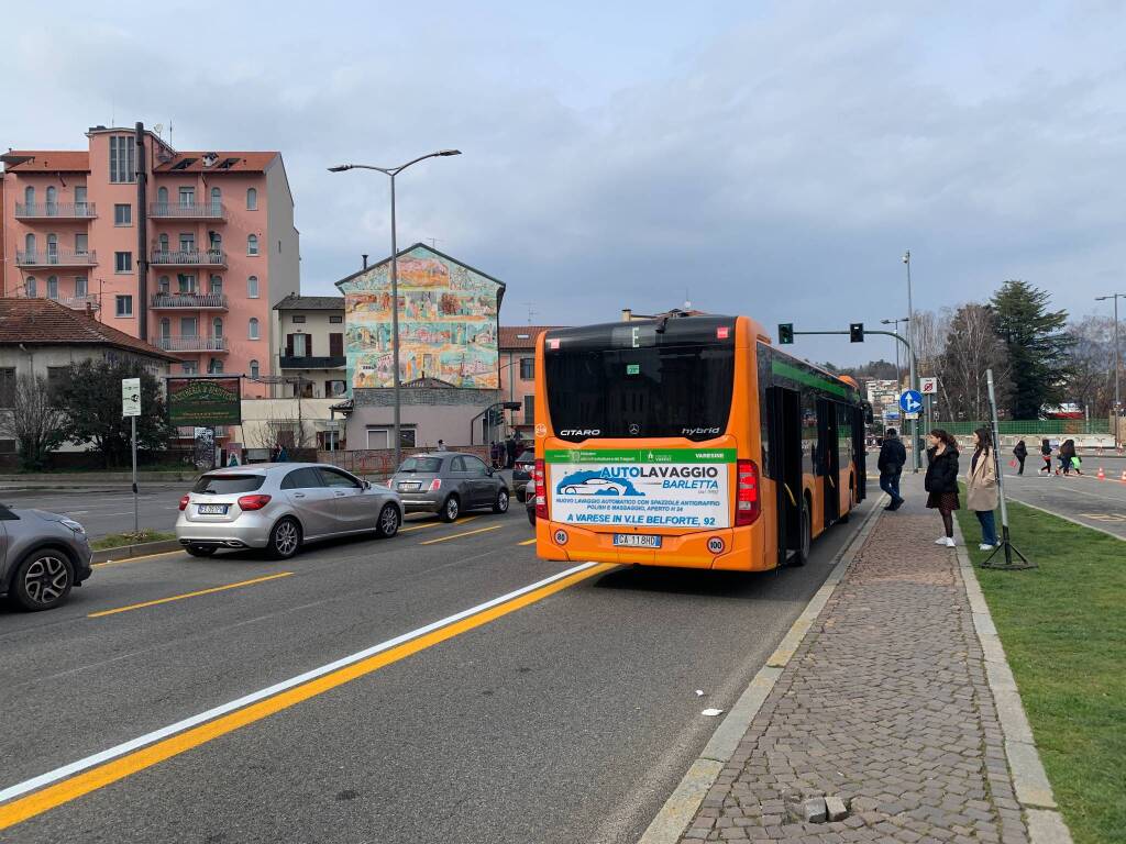 Nova viabilità in piazzale Trieste a Varese