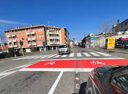 pista ciclabile busto arsizio corso magenta