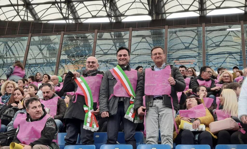 San Siro "invaso" dai cresimandi 