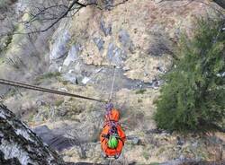 L\'esercitazione del Soccorso Alpino della Valdossola