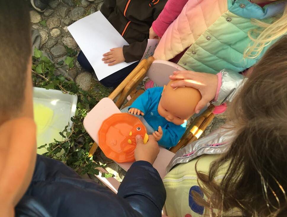 La giornata mondiale della Terra dei bambini dell'Asilo di Laveno