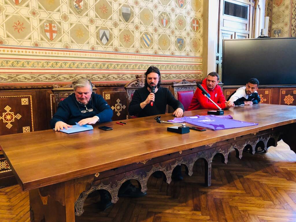 La presentazione della festa per i 110 anni del Calcio Legnano 