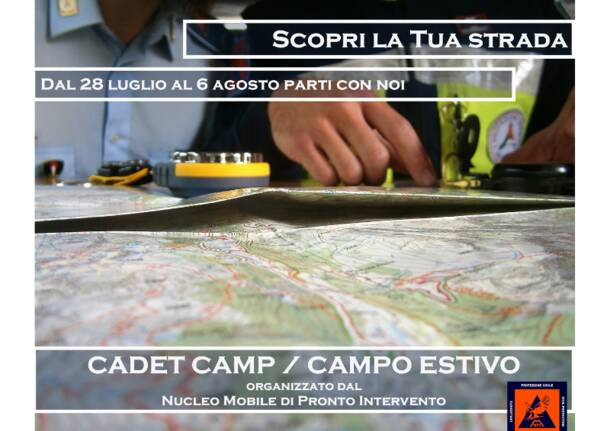 CADET CAMP 2023: camp per diventare cadetto di protezione civile