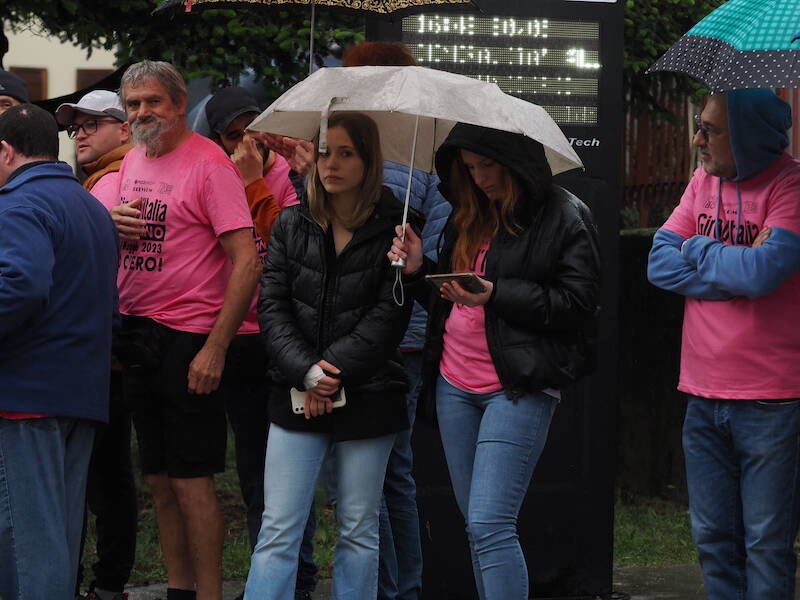 Quinzano, una festa tutta rosa per salutare il passaggio del Giro