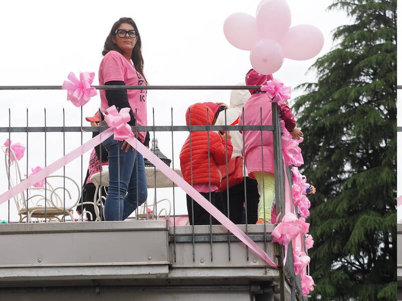 Quinzano, una festa tutta rosa per salutare il passaggio del Giro