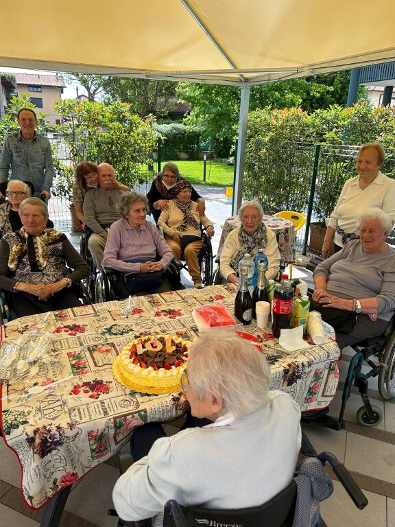 Casa San Giorgio celebra i 101 anni della signora Luigia