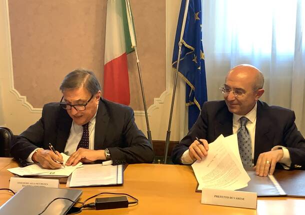 In prefettura la firma del nuovo accordo per la sicurezza di Malpensa