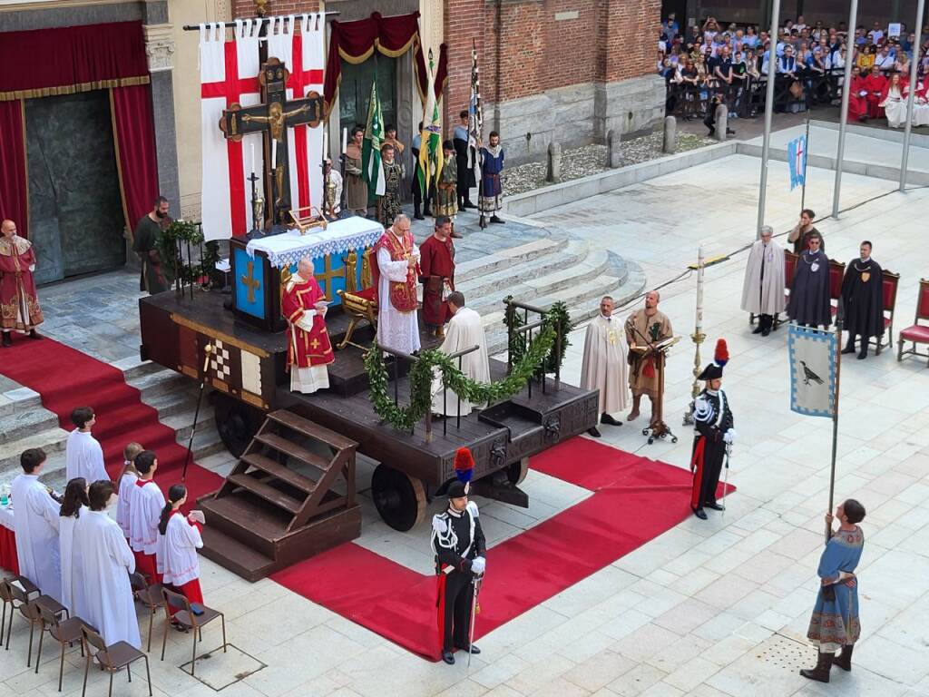 Palio di Legnano 2023 - La messa sul Carroccio