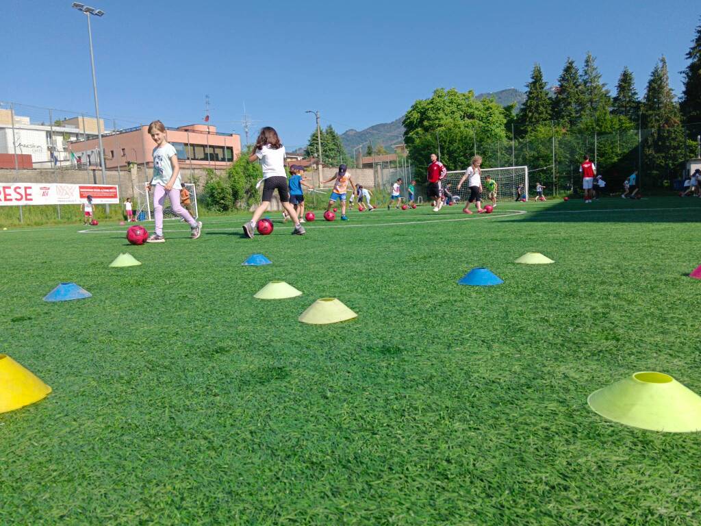 bambini allo stadio di Varese