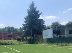 I lavori in corso al campo sportivo delle Bustecche