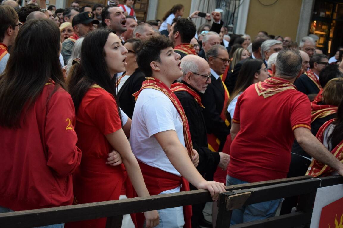 Palio di Legnano: la Croce di Ariberto d'Intimiano è tornata a Legnarello - credits Antonio Emanuele