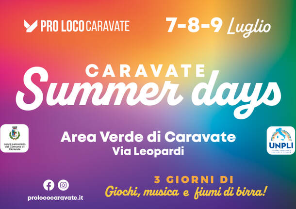 A Caravate è tempo di Summer Days - Tempo libero - Varese News