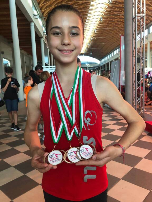 3 titoli nazionali, 5 argenti e 7 bronzi per la Ginnastica Skill Canegrate