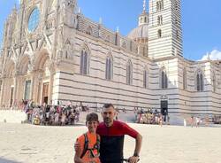 Alessandro e Lorenzo, padre figlio in bici per 1000 chilometri sulla via Francigena