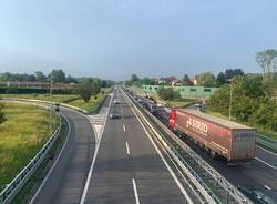 auto ribaltata castronno autostrada
