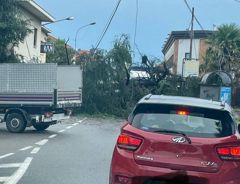 danni da maltempo a Samarate 